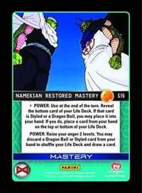 Namekian Restored Mastery (High Tech Foil) - Panini: Evolution - Dragon Ball Z TCG card