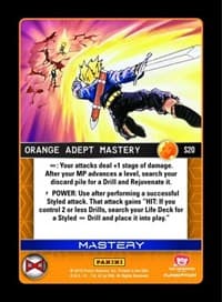 Orange Adept Mastery (Rainbow Parallel Foil) - Panini: Evolution - Dragon Ball Z TCG card