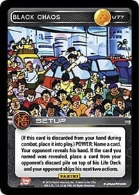 Black Chaos - Panini: Movie Collection - Dragon Ball Z TCG card