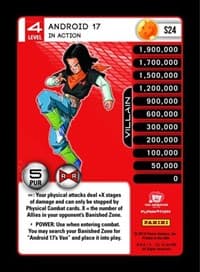 Android 17 - In Action (Rainbow Parallel Foil) - Panini: Evolution - Dragon Ball Z TCG card