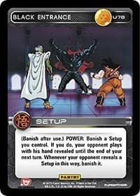 Black Entrance - Panini: Movie Collection - Dragon Ball Z TCG card