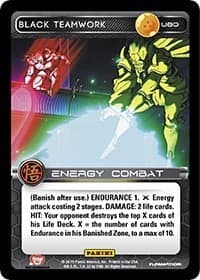 Black Teamwork - Panini: Movie Collection - Dragon Ball Z TCG card