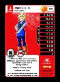 Android 18 - Directing (Rainbow Parallel Foil) - Panini: Evolution - Dragon Ball Z TCG card