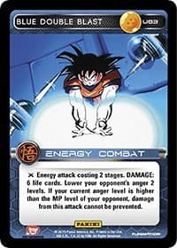 Blue Double Blast - Panini: Movie Collection - Dragon Ball Z TCG card