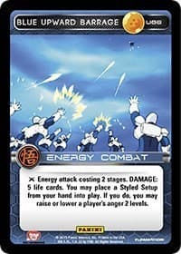 Blue Upward Barrage - Panini: Movie Collection - Dragon Ball Z TCG card