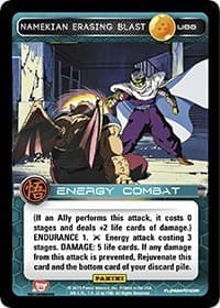 Namekian Erasing Blast - Panini: Movie Collection - Dragon Ball Z TCG card