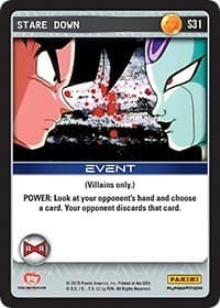 Stare Down - Panini: Evolution - Dragon Ball Z TCG card