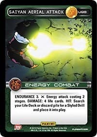 Saiyan Aerial Attack - Panini: Movie Collection - Dragon Ball Z TCG card