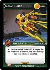 Saiyan Lunge - Panini: Movie Collection - Dragon Ball Z TCG card