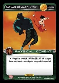 Saiyan Upward Kick - Panini: Movie Collection - Dragon Ball Z TCG card