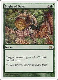 Might of Oaks - 8th Edition - Magic: The Gathering card
