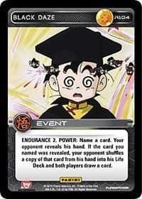 Black Daze - Panini: Movie Collection - Dragon Ball Z TCG card