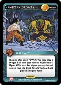 Namekian Growth - Panini: Movie Collection - Dragon Ball Z TCG card