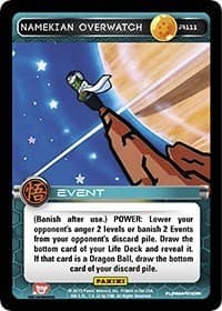Namekian Overwatch - Panini: Movie Collection - Dragon Ball Z TCG card