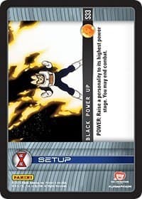 Black Power Up - Panini: Evolution - Dragon Ball Z TCG card