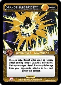 Orange Electricity - Panini: Movie Collection - Dragon Ball Z TCG card