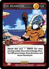 Red Relaxation - Panini: Movie Collection - Dragon Ball Z TCG card