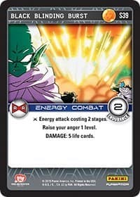 Black Blinding Burst - Panini: Evolution - Dragon Ball Z TCG card
