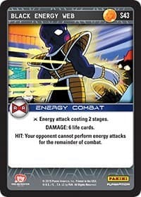 Black Energy Web - Panini: Evolution - Dragon Ball Z TCG card