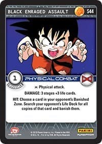 Black Enraged Assault - Panini: Evolution - Dragon Ball Z TCG card