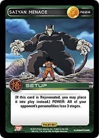 Saiyan Menace - Panini: Movie Collection - Dragon Ball Z TCG card