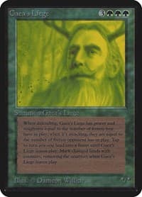 Gaea's Liege - Alpha Edition - Magic: The Gathering card