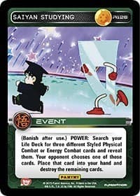 Saiyan Studying - Panini: Movie Collection - Dragon Ball Z TCG card