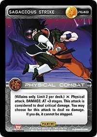 Sagacious Strike - Panini: Movie Collection - Dragon Ball Z TCG card