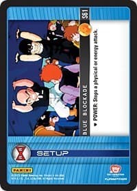 Blue Blockade - Panini: Evolution - Dragon Ball Z TCG card