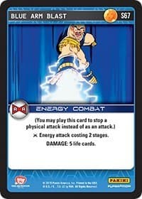 Blue Arm Blast - Panini: Evolution - Dragon Ball Z TCG card