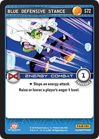Blue Defensive Stance - Panini: Evolution - Dragon Ball Z TCG card