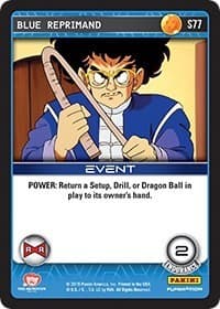 Blue Reprimand - Panini: Evolution - Dragon Ball Z TCG card
