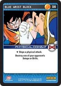 Blue Wrist Block - Panini: Evolution - Dragon Ball Z TCG card