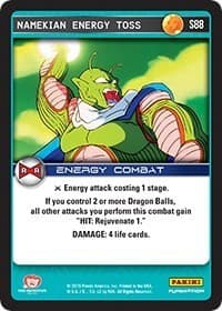 Namekian Energy Toss - Panini: Evolution - Dragon Ball Z TCG card