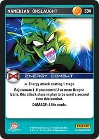 Namekian Onslaught - Panini: Evolution - Dragon Ball Z TCG card