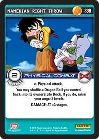 Namekian Right Throw - Panini: Evolution - Dragon Ball Z TCG card