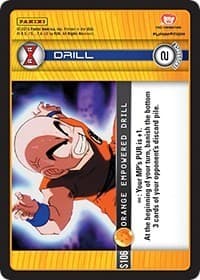 Orange Empowered Drill - Panini: Evolution - Dragon Ball Z TCG card
