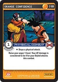Orange Confidence - Panini: Evolution - Dragon Ball Z TCG card