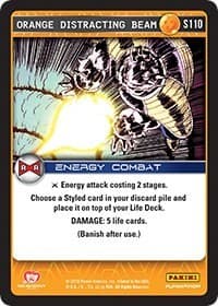 Orange Distracting Beam - Panini: Evolution - Dragon Ball Z TCG card