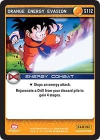Orange Energy Evasion - Panini: Evolution - Dragon Ball Z TCG card