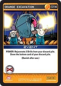 Orange Excavation - Panini: Evolution - Dragon Ball Z TCG card
