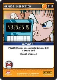 Orange Inspection - Panini: Evolution - Dragon Ball Z TCG card