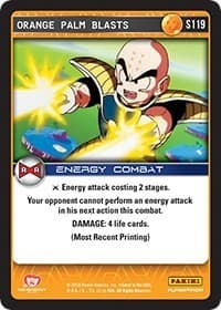 Orange Palm Blasts - Panini: Evolution - Dragon Ball Z TCG card