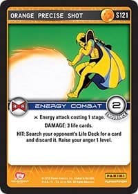 Orange Precise Shot - Panini: Evolution - Dragon Ball Z TCG card