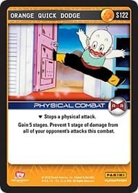 Orange Quick Dodge - Panini: Evolution - Dragon Ball Z TCG card