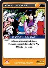 Orange Stare Down - Panini: Evolution - Dragon Ball Z TCG card
