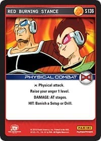 Red Burning Stance - Panini: Evolution - Dragon Ball Z TCG card