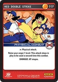 Red Double Strike - Panini: Evolution - Dragon Ball Z TCG card