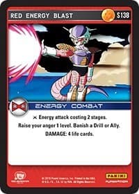 Red Energy Blast - Panini: Evolution - Dragon Ball Z TCG card