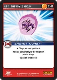 Red Energy Shield - Panini: Evolution - Dragon Ball Z TCG card